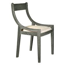 Bungalow 5 Alexa Chair Gray Cerused Oak Oak Dining Chairs Oak Chair Chair