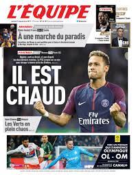 4,037,583 likes · 360,364 talking about this. L Equipe A Twitter Neymar Fait La Une De L Equipe Ce Samedi Avec Les Bleues