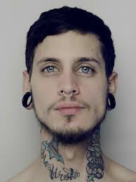 So I Sorta Have A Thing For Men With Dark Hair And Light Eyes Piercings Piercing Men S Piercings