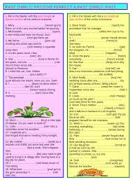 Present Perfect Past Perfect Past Simple Past Continuous Exercises Past Simple Present Perfect Past Simple Past Perfect Present Perfect Simple Present Tense Worksheets Teaching English Grammar