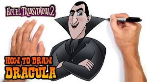 How to Draw Dracula | Hotel Transylvania 2 - YouTube