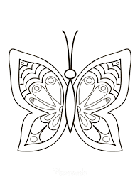 Top 25 butterfly coloring pages: 112 Best Butterfly Coloring Pages Free Printables For Kids Adults