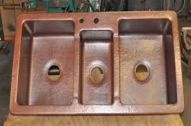 copper sink triple basins mountain