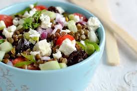 Salade De Lentilles Au Fromage Feta Recette En 2020 Salade De Lentilles Salade Recettes De Cuisine