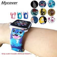Check spelling or type a new query. Cartoon Stitch Mickey Minnie Silicone Sport Band For Apple Watch Series 6 Se 5 4 3 2 1 Iwatch 44mm 42mm 40mm 38mm Wrist Strap Case Cover Shopee Singapore