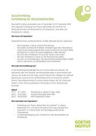 Goethe haus | goethe institut jakarta. Goethe Institut Ausschreibung B1 Fortbildung Meine Rolle Als Lehrkraft
