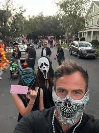 well Halloween at Celebration was something else…. It was arguably the  highlight of our trip so far, seeing the unreal houses and trick or  treating with literally thousands of other people. Good