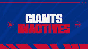 NFL Week 4 Inactive List: Who's in, who's out for Giants vs. Cardinals