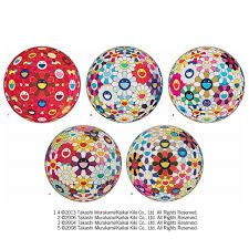 Takashi murakami (村上 隆, murakami takashi, born february 1, 1962) is a japanese contemporary artist. Takashi Murakami 5 Works Red Flower Ball 3 D Flower Ball 3 D Sequoia Semperviens And Others 2013 Mutualart
