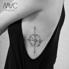 1 804 Gostos 47 Comentarios Mac Fineline Mac Fineline No Instagram Einen Norden Gibt Es Immer North C Simple Compass Tattoo Compass Tattoo Rib Tattoo