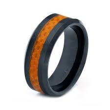 Pin By Jill A On Go Pokes Ceramic Wedding Bands Wedding Ring Bands Orange Engagement Ring