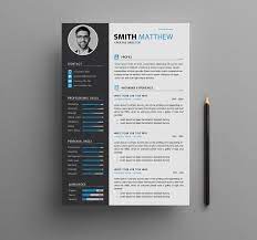 A gallery of 50+ free resume templates for word. Cv Resume Templates Free Download On Behance