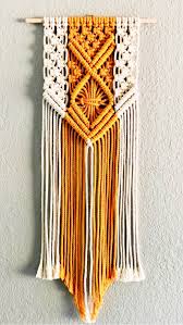 X S And O S Two Tone Macrame Wall Hanging Custom Color Macrame Patterns Macrame Patterns Tutorials Macrame Wall Hanging