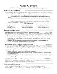 Creating a strong financial consultant resume is the first thing you need to do to grab the attention of hiring managers and recruiters while hunting for a. Financial Analyst Resume Sample Monster Com