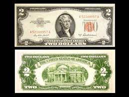 Some things are different on the back of a $2 compared to the painting. Facts And History Of The Red Seal Two Dollar Bill