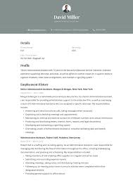 This introduction to your resume must make an impact on the reader.include a broad overview of your background, years of industry experience and the industry sectors of interest. 19 Free Administrative Assistant Resumes Writing Guide Pdf