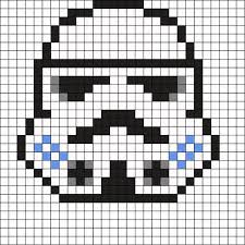 Stormtrooper Star Wars Perler Bead Pattern Star Wars Quilt Star Wars Blanket Perler Patterns