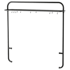 Kitchen island ikea malaysia online store. Vadholma Rack For Kitchen Island Black Ikea