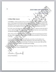 Asking your therapist for an esa letter. Emotional Support Animal Doctors Letter Sample Doctors Letter