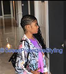 Includes fishbone, banana braids, iverson braids and individuals in the center. Sese S Protective Styling Featured Gallery