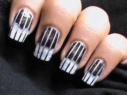 Maybe you would like to learn more about one of these? Reciprocal Gradient Black White Nail Art Designs Ombre Nail Art Long Short Nails Tutorial Sponge Superwowstyle Video Beautylish