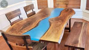 Diy Walnut Slab Epoxy Dining Table Build How To Woodworking In 2020 Dining Table Walnut Slab Slab Dining Tables