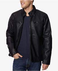 Buffalo David Bitton Men S Faux Leather Jacket Faux Leather Jacket Men Faux Leather Jackets Leather Jacket