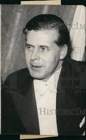 1955 Press Photo Berlin Politician Karl Hubert Schwennicke