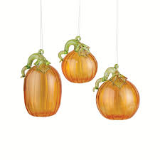 This can decorate your classroom through thanksgiving. Gorgeous Glass Pumpkin Ornaments Fall Harvest Autumn Decorations Theholidaybarn Com