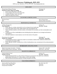 Nurse Resume Entry Level