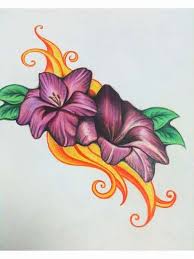 12 Colour Full Drawing Of Flowers Flower Drawing Drawingpencilwiki Com In 2020 Flower Sketches Flower Drawing Pencil Drawings Of Flowers