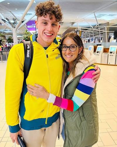 Hayley Lewis won Commonwealth gold at just 15 - now her son Kai Taylor is following in her footsteps. 🏊 See how the swimming dynasty continues at the link in the comments 🔗