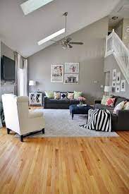 Colors to consider with dark hardwood floors. Natural Antique Elegant Bamboo Flooring Ideas For Your Home Interior Design Ideas Hom Grey Walls Living Room Living Room Wood Floor Oak Floor Living Room