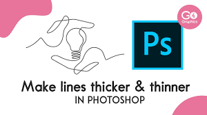 Drawing a straight line is deceptively easy once you know how. Make Lines Thicker Thinner In Photoshop Quick Fix For Line Art Youtube
