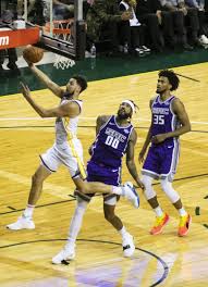 Prior to this preseason, this is the first time since 2013 that the warriors are playing the kings in sacramento. Guard Klay Thompson 11 Drives To The Basket During The Golden State Warriors Versus Sacramento Kings Game Klay Thompson Golden State Basketball Nba Champions