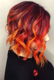55 Glorious Sunset Hair Color Ideas For True Romantics Sunset Hair Color Sunset Hair Creative Hair Color