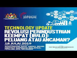 Revolusi industri 4.0 merupakan fenomena yang mengkolaborasikan teknologi siber dan teknologi otomatisasi. Seminar Revolusi Industri 4 0 Di Institusi Koperasi Malaysia Youtube