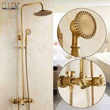 140mm mountain mtb bike of air damping front fork gappo bathtub faucet bathroom shower thermostatic faucet waterfall bath mixer shower head faucet deck mounted chuveiro polones bison denim 100. Ellen Thermostatic Shower Faucets Antique Bronze Bathroom Bath Shower Hot Cold Water Tap Tub Spout Shower Els4003h Shower System Aliexpress