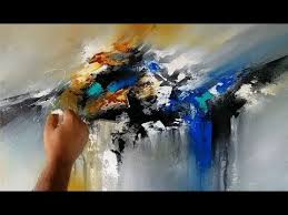 Abstract Painting Blending In Acrylics Palette Knife And Brush Demonstration Youtube Abstract Painting Abstract Painting Acrylic Painting Demonstration