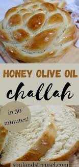 Half Hour Honey Olive Oil Challah Homemade Bread Food Challah