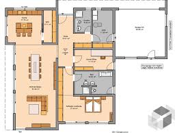 Grundriss Bungalow Mit Garage Seitlich Integriert In 2020 Haus Grundriss Grundriss Bungalow Haus Bungalow