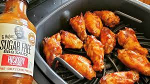 Ninja Foodi Grill Gameday Low Carb Bbq Chicken Wings G Hughes Youtube Bbq Chicken Wings Grilled Bbq Chicken Wing Sauce Recipes