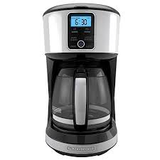 Black And Decker Coffee Maker Cleaning Instructions Black Decker 12 Cup Automatic Programmable Coffeemaker With Removable Water Reservoir Stainless Steel Coffeemaker Cm4100s Coffee Maker Coffee Espresso Maker Coffee