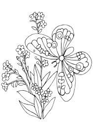 coloriage papillon 32 dessins de a imprimer et colorier em 2021 flores para colorir desenhos linha flor borboletas coloridas batman