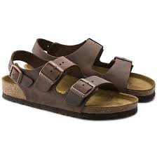 Birkenstock Sandals With Backstrap Milano Oiled Leather Habana Birkenstock Sandals Women Black Sandals Outfit Birkenstock
