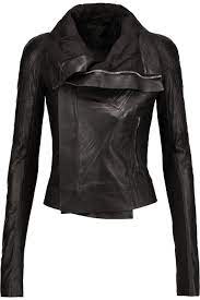 Rick Owens Eliel Leather Biker Jacket Modesens Biker Jacket Leather Biker Jacket Jackets