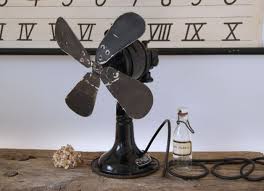 Spinning propeller, air cooling device with rotating blades. Vintage Aeg Fan Without The Cage Only Once Www Onlyonceshop Com Ventilator Zubehor Retro