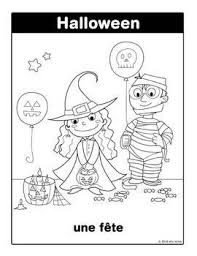 Plus, it's an easy way to celebrate each season or special holidays. Halloween French Coloring Pages Cute French Coloring Sheets For L Halloween