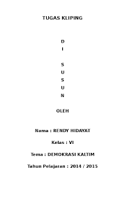 Contoh sampul makalah anak sma. Doc Cover Kliping Anna Itoenena Academia Edu