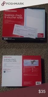 Office Depot Business Check Voucher Refills B720 Office Depot Business Check Voucher Refills B7200 Office Depo Office Business Checks Refill Voucher